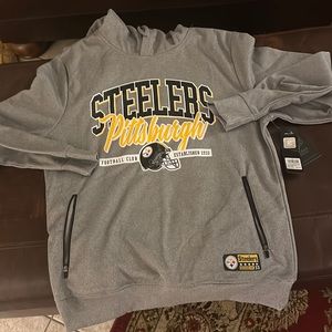 Pittsburgh Steelers NFL APPAREL gray hoodie
